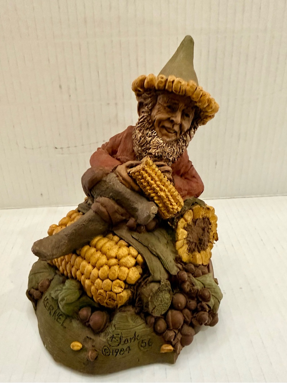 Vintage Tom Clark Gnome Kernel Corn Sculpture Figurine From 1984 #56